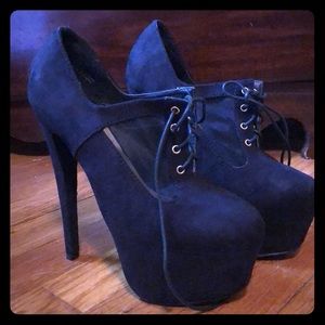 High platform heels